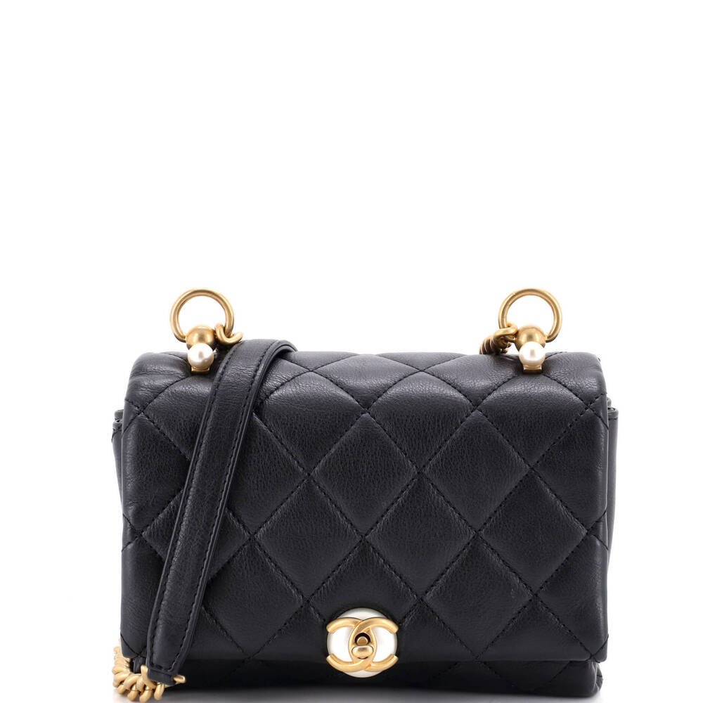Chanel Mini Pearl CC Accordion Flap Bag